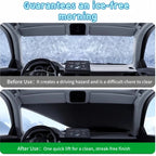All-Season Windshield Cover for SUV/Truck/Car, Heavy-Duty Full Coverage, Easy Install/Remove, Snow & Sun Protection Car Mobile World