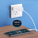 6A 66W Super Fast EU Wall Charger For Huawei Mate 40 50 60 P50 Nova 8 9 10 Honor 90 100 X7 X8 X9 Magic Type C Charging USB Cable Car Mobile World