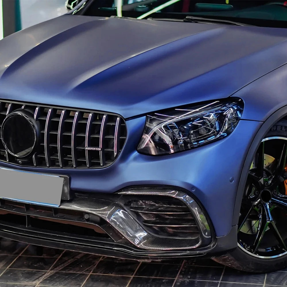 PET Mugello Blue Car Vinyl Film Frosted PVC Self-Adhesive Waterproof Scratch Resistant Sticker Auto Motorcycle Body Wrap Decal Car Mobile World