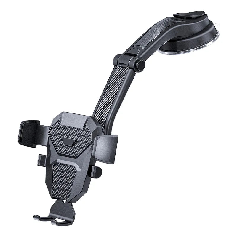 New Model Car-mounted Mobile Phone Holder - Automatically Locking Car Multi-functional Telescopic Suction Cup Air Outlet Support