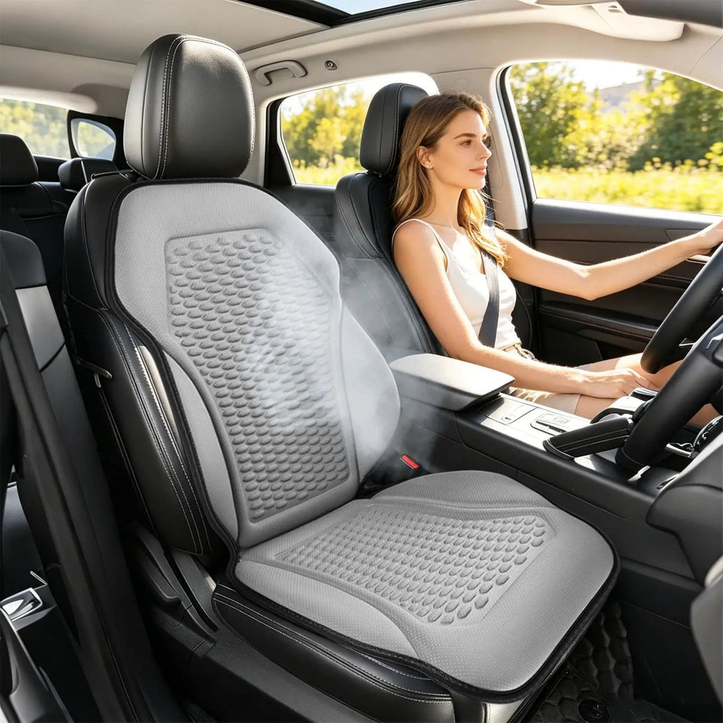 Summer Cooling Seat Cushion Breathable Car Seat Covers Bump Massage Automobiles Seat Cover Universal Seat Protector Pad Car Mobile World