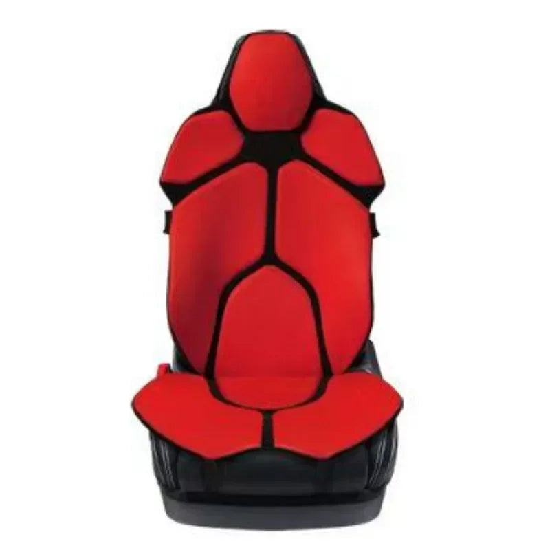For BMW M2 2016-2026 Ergonomic Mesh Lumbar Support Cushion Massage Back Pad Breathable Car & Office Dual Use Auto Accessories