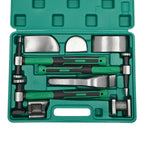 9 PCS Auto Body Steel Manual Repair Tool Kit,Dent Repair Kit,sheet metal hammer,Sheet Metal Lining Irons CM World