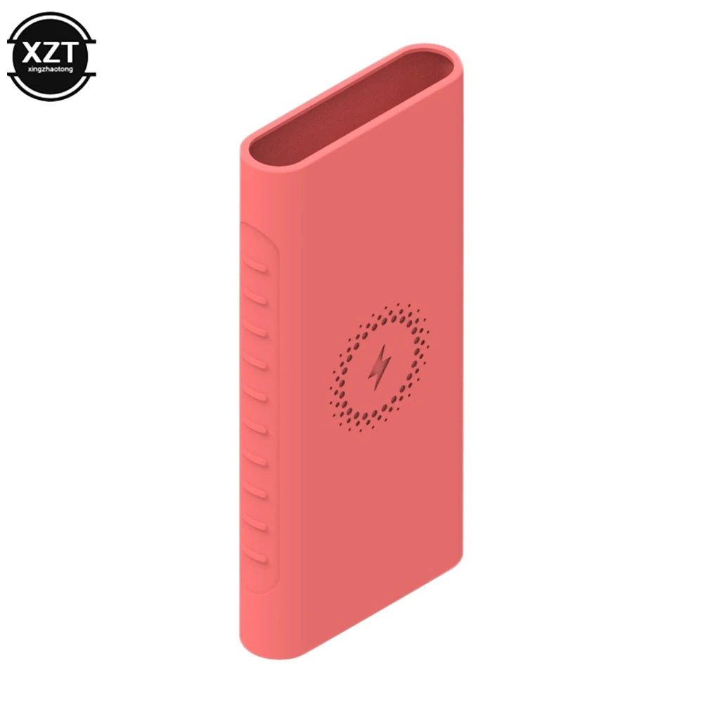 Silicone Protective Case Cover for Xiaomi Powerbank 10000mAh PLM11ZM PLM13ZM Wireless Powerbank WPB15PDZM WPB100 WPB15ZM Sleeve