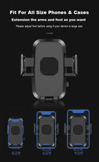Car Phone Holder Mount 360°Rotation Suction Cup Universal Dashboard Stand Auto Windshield Phone Bracket for Car Support All Phon CM World