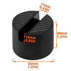 YONGRUN 1/2PCS Jack Rubber Pad Universal Jack Rubber Support Pad Frame Protection Car Disassembly Maintenance Tool Rubber Block CM World