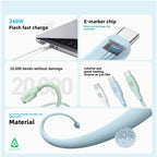 ANKER USB C To USB C 5A Data Cable 240W PD Environmentally Friendly Fast Charging CableCharging Cable for IPhone16  MacBook IPad