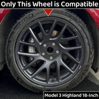4PCS HubCap for New Tesla Model 3 Highland 2025 18 Inch Performance Replacement Wheel Cap Auto Full Rim Cover Accessories 2024