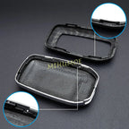 Car Key Cover Case Chain For Toyota Corolla Cross Sequoia Fortuner Prius Venza Alphard Sienna Tundra Mirai Yaris Carbon Fiber CM World