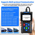 OBD2 Scanner Fault Code Reader JFIND JF700 Car Motorcycle OBDII Diagnostic Tools Voltage Charging Test for Yamaha Honda ELM327 Car Mobile World