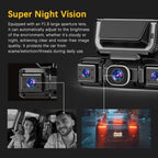 4Camera 360 Degrees Car DVR 1080P Video Recorder WiFi APP DashCam 4Channel Front Left Right Rear View Camera 24H Parking Monitor Car Mobile World