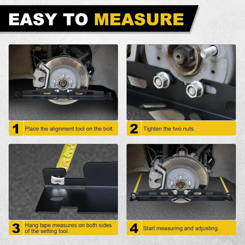 Car Four-Wheel Alignment Tool Kit Sheet Metal Correction Toe Plate Wheel Alignment Tool Auto Repair Equipment