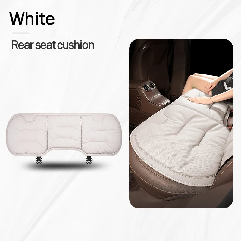 Universal Car Seat Cover Leather Cars Seat Waist Cushion Covers Four Season Auto Interior Seats  Protection Pad Car Accessorie CM World