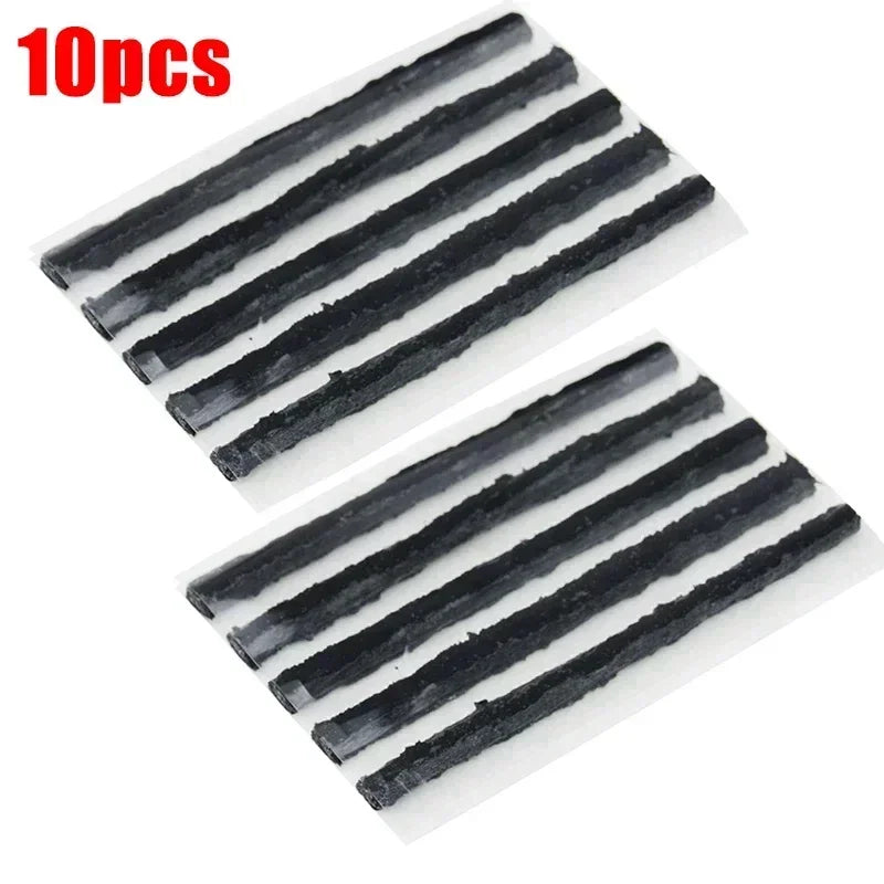 Car Tire Repair Tool Tubeless Tyre Repair Kit with Rubber Strips Studding Tool Puncture Plug Garage Tools for Motorcycle Trucks