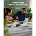 Original Anker Nano Desktop 100W Multi Port Charging Dock PD Fast Charging Station 66W Expansion Cable for Laptop IPhone Huawei
