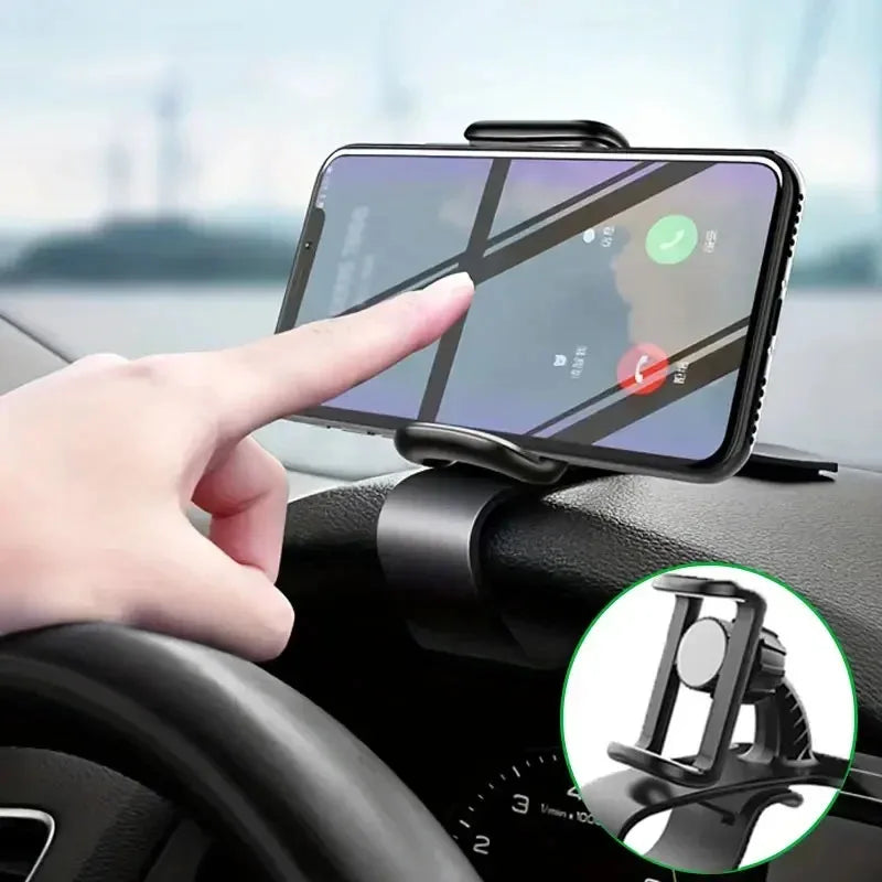 Universal Car Phone Holder Stand Dashboard Clip Mount GPS Bracket for iPhone Xiaomi Samsung - Mobile Phone Support in Car CM World