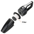 Portable Car Vacuum Cleaner High Suction Dry and Wet Dual-use  Vacuum Powerful Mini Vacuum Cleaner Suitable for Car Interiors CM World