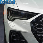 For Audi Q3 F3 RSQ3 Sportback 2019 Car Headlight Protective Film Smoked Black Tint Wrap Vinyl Transparent TPU Sticker