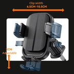 Flexible Cell Phone Holder Car, Phone Mount for Car Air Vent, Universal Auto Lock Car Phone Holder for iPhone Most Smartphone CM World