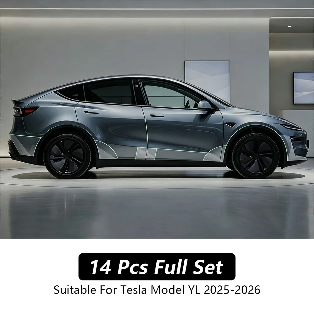 PPF Precut Paint Protection Film for Tesla Model Y YL Juniper 2025 in, TPU Clear Bra Self-Healing Scratch Resistant Bumper Kit