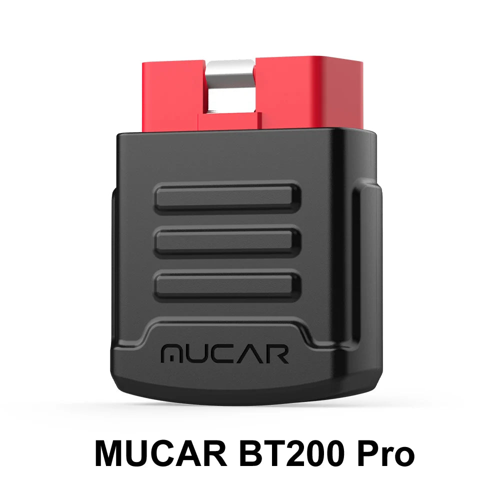 MUCAR BT200 / BT200 Pro OBD2 Scanner Auto Full System Diagnostic Lifetime Free Oil SAS Reset Free 1 Year Car Diagnosis Tools CM World
