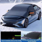 Universal Magnetic Car Window Snow Cover With Reflective Strips Waterproof Thicken Anti Freeze Four Seasons Windshield Cover CM World