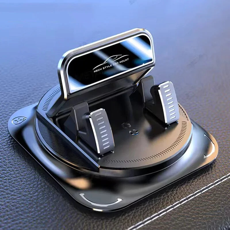2026 New Car Phone Mount Anti Slip Silicone Dashboard Phone Holder 360-Degree Free Rotation Universal Head-Up Navigation Holder