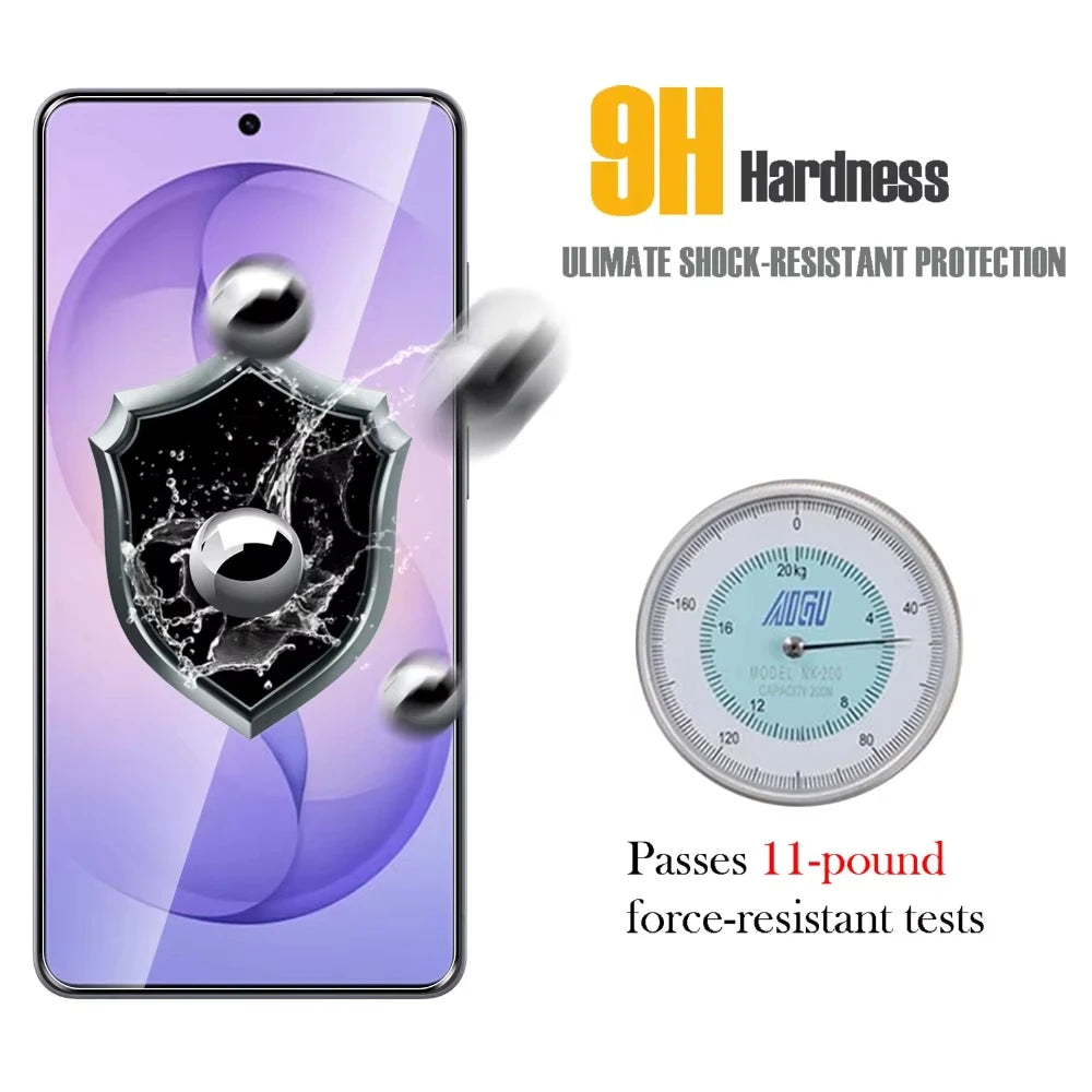 4PCS Fingerprint Unlock Screen Protector For Samsung S26 Ultra S25 S24 Ultra S23 S22 S21 Plus Screen Protective Tempered Glass