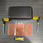 Car Tire Repair Tool Kit with Rubber Strips Tubeless Tyre Puncture Studding Plug Set Motorcycle Truck Vacuum Tire Repair Tool