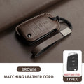 Leather Cars Key Case Cover Shell For Polo Golf7 MK7 Tiguan Passat Golf Jetta Lavida Car Remote Key Case Shell Garnish Accessory