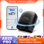 XTOOL AD20PRO Code Reader IOS Android OBD2 Scanner Oil Reset AD20pro Car Diagnostic Check Engine Light Battery Test Free Update