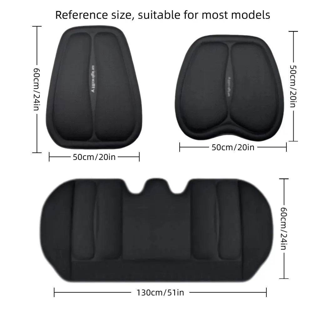 Originality Ice Silk Car Seat Cover Ventilation Air Layer Cool Seat Covers Half-wrapped Soft Full Set Seat Covers For All Cars Car Mobile World