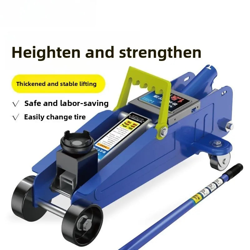 New Horizontal Hydraulic Jack SUV Tire Changing Tool Car Car Oil Pressure 1.5 Tons 2 Tons Car Tools