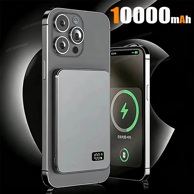 3 IN 1 Power Bank For MagSafe 50000mAh Slim Magnetic Wireless Power Bank 22.5W External Battery For iPhone Samsung 2026 Car Mobile World