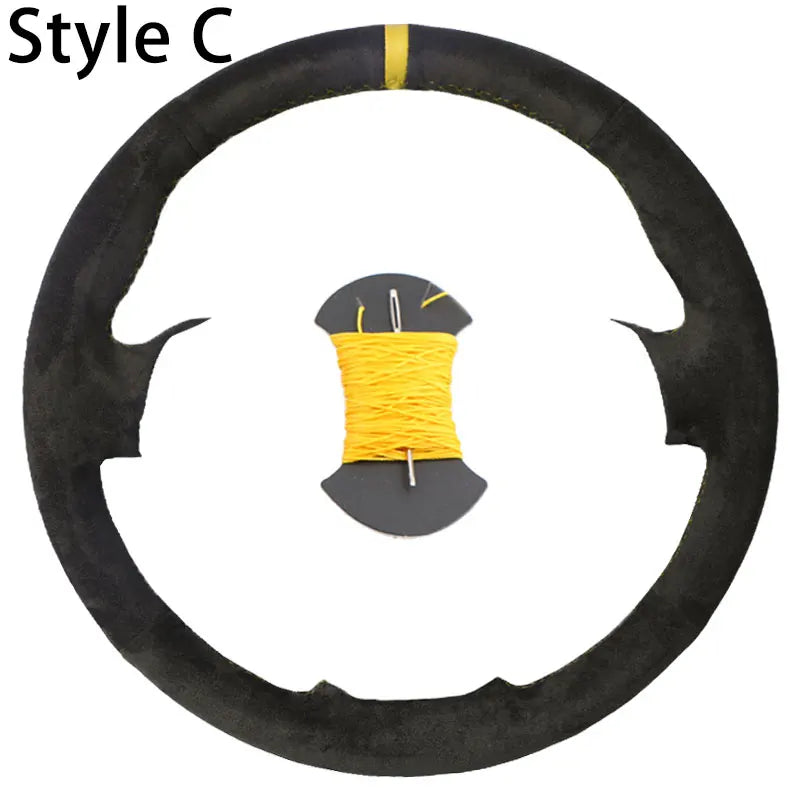 Custom Car Steering Wheel Cover For BMW M Sport 1 Series F20 M135i M140i M235i M240i X1 F21 F48 X2 F39 X3 F25 Microfiber Leather CM World