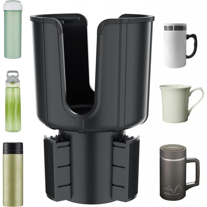 GloBosenPur Car Cup Holder - Extender Suitable for car storage box,With adjustable base,Compatible Yeti 20/26/30 Ounce(about 850 CM World