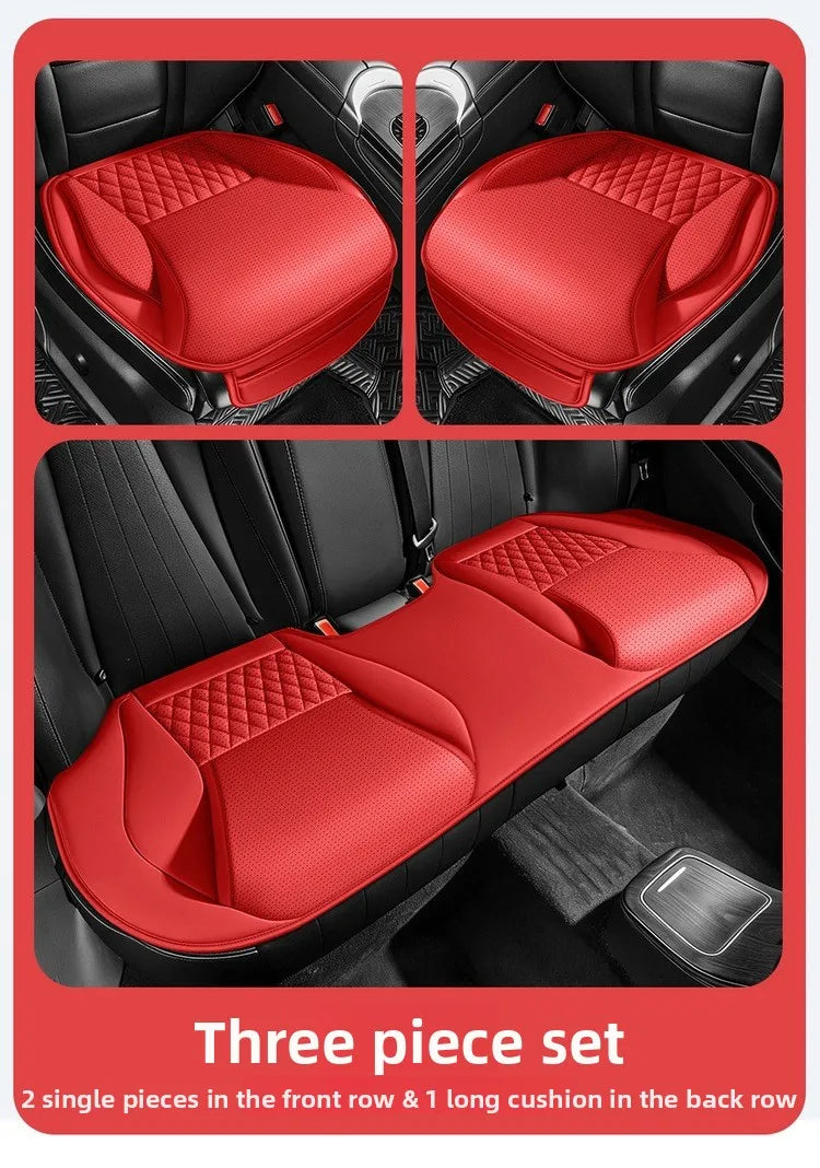 Universal Ergonomic Car Seat Cover Built-in 6cm Lumbar Support and Leg Bolster Breathable SUV Sedan Cushion Car Seat Protection