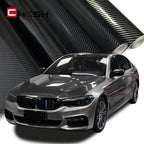 145cmx200cm Carbon Fiber Vinyl Film Car Styling Wrapping Sheet Roll Film Automobiles DIY for Car Hood Roof Stickers Accessories Car Mobile World