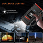 5000A Peak Car Battery Starter with 150PSI Tire Inflator Pump Air Compressor 12V Car Battery Starter Power Bank