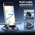 2026 New Car Phone Mount Anti Slip Silicone Dashboard Phone Holder 360-Degree Free Rotation Universal Head-Up Navigation Holder