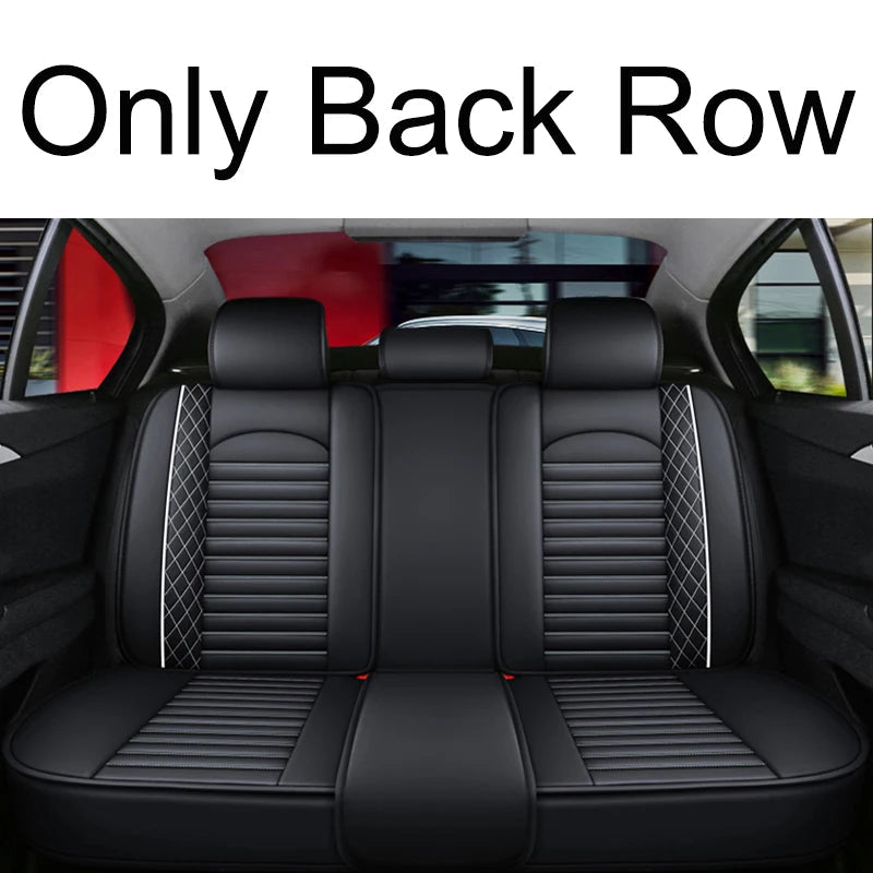 Full Coverage Pu Leather Car Seat Covers for HYUNDAI Tucson Santa FE i30 i40 Veloster Creta Elantra Car Accessories CM World