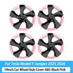For Tesla Model Y Juniper 2025 HubCap 19 Inch Wheel Caps Auto Performance Replacement Hub Cap Full Rim Cover Accessories 4PCS CM World
