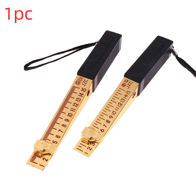 New Vernier Feeler Gauges Wedge Shaped Vernier Feeler Gauge 1-15mm House Engineering Inspection Flatness Measuring Tools CM World