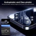 5P Ultra HD Full Coverage Tempered Glass Screen Protectors, Compatible with iPhone 18/18 Pro/18 ProMax/17Pro Max/17/16 Pro Max/16 Pro/16 Plus/16/15 ProMax. Features Anti-fingerprint & Dust-proof Performance, Case-friendly Des