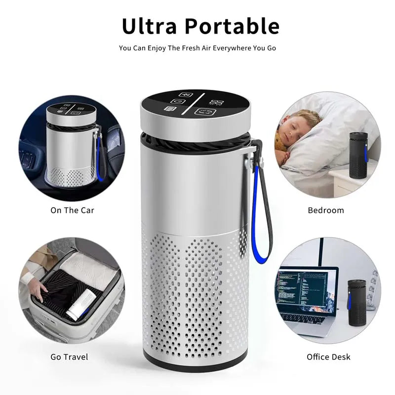 Competitive Price Smart Hepa air Purifier Home Household air Purifiers Hot Sale Desktop Mini Air Purifier for Car Car Mobile World