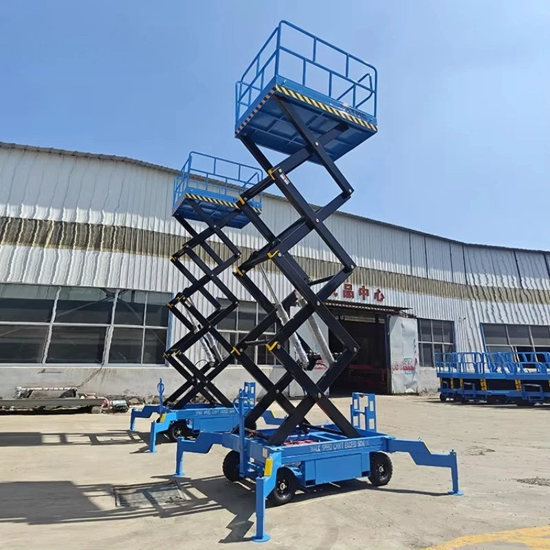 2025 CE New Electric Hydraulic Mobile Scissor Lift Table Mobile Lifting Platform in Stock Hot Sale Best Price CM World