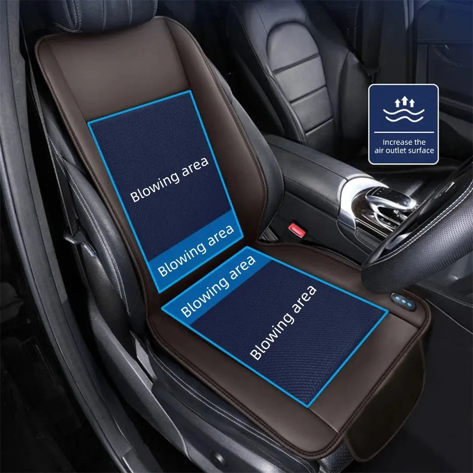 Universal Summer Car Seat Cover, Cooling Ventilated Seat Cushion Breathable Pad for Car, Office Chair & Gaming Chair, Chair Cush Car Mobile World