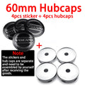 AA-4pcs 56/60mm Car Wheel Center Covers Hub Caps Replacement Emblem Volvo Rdesign T6 AWD C30 C70 S40 S60 S70 S80 S90 V50 V40 T6