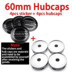 AA-4pcs 56/60mm Car Wheel Center Covers Hub Caps Replacement Emblem Volvo Rdesign T6 AWD C30 C70 S40 S60 S70 S80 S90 V50 V40 T6
