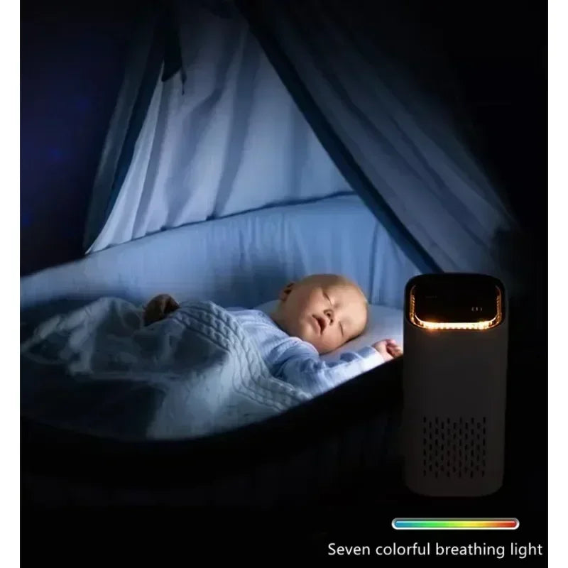 Air Purifiers Small Portable Hepa Filter Air Purifier Home Remove Smoke Odor Formaldehy for Car Bedroom Small Air Purifier CM World
